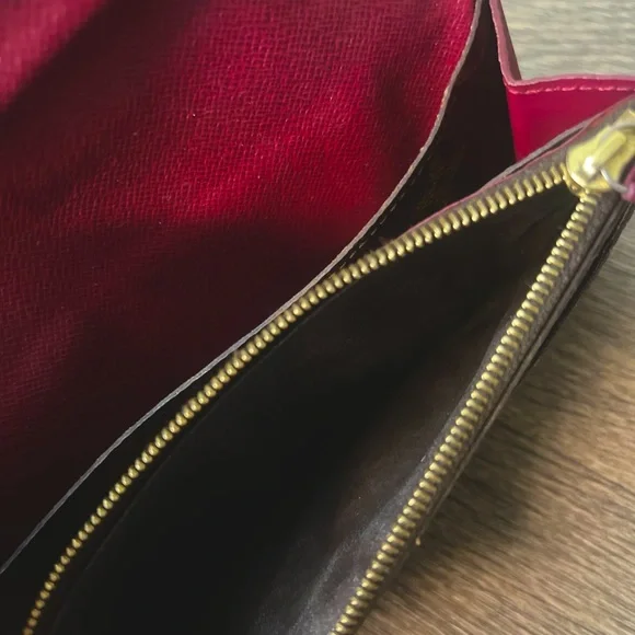 Louis Vuitton Brown x Poppy LV Heritage Monogram Wallet - Picture 7 of 9